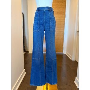 Pilcro and the Letterpress High Rise Bootcut Jeans Size 29 Medium Wash Denim